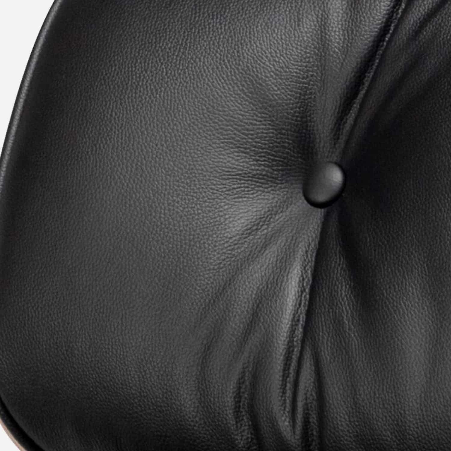 Outlet Lounge Chair Zwart Palissander XL en Ottoman