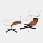 Outlet Lounge Chair Wit Palissander XL en Ottoman